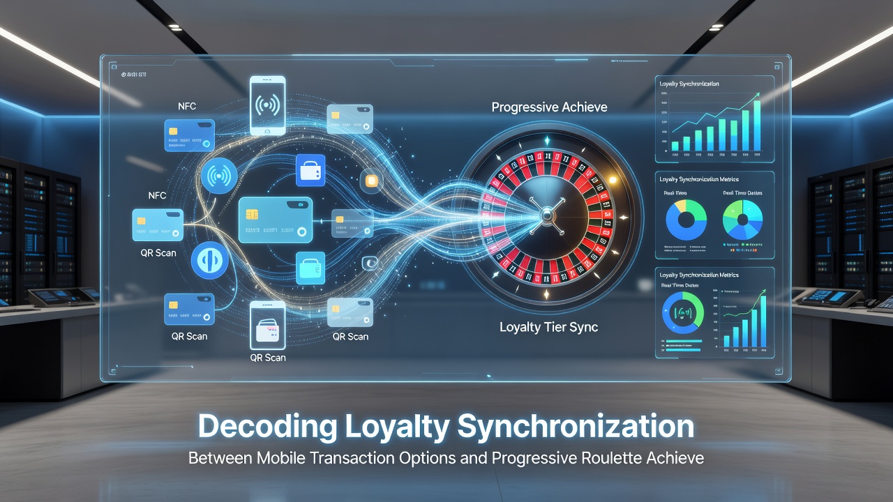 Illustration der Synchronisation zwischen Zahlungsoptionen und Roulette-Loyalitätsmeilensteinen auf mobilen Geräten