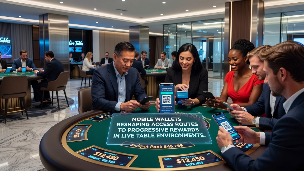 Fortschritt durch mobile Zahlungen zu Live-Tisch-Jackpots