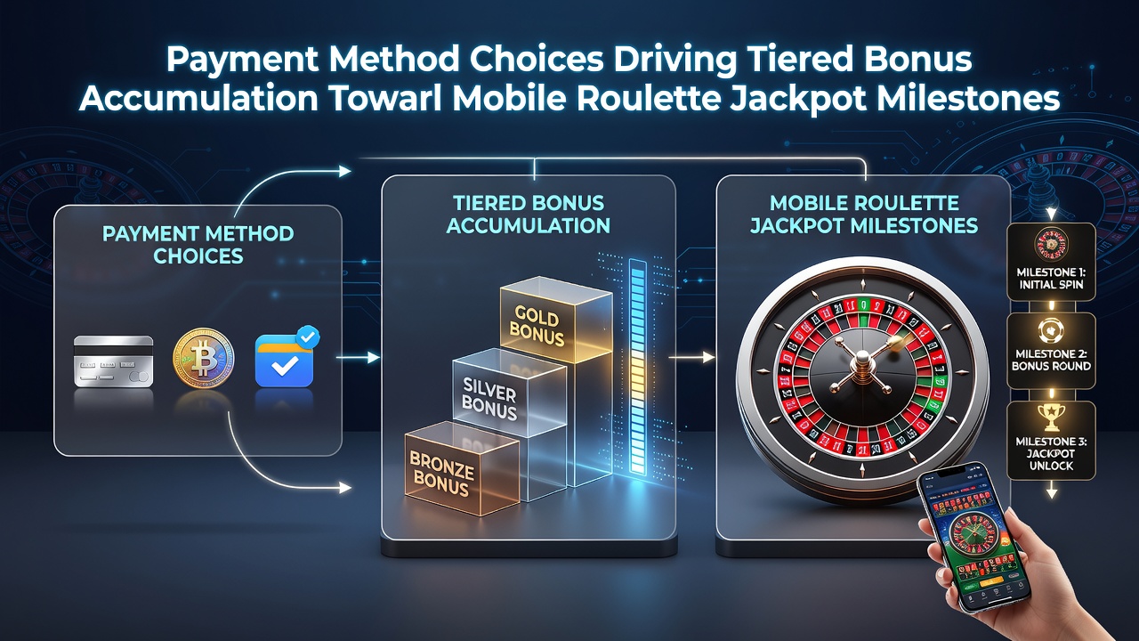 Mobile Roulette-Schnittstelle mit Live-Dealer und Bonusfortschrittsanzeige